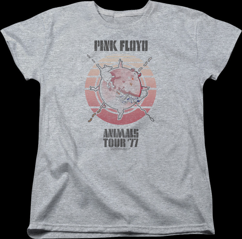 Womens Animals Tour 1977 Pink Floyd Shirt