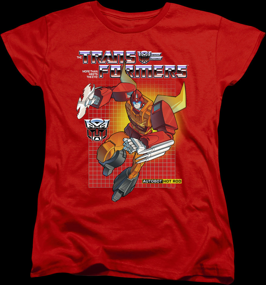 Womens Autobot Hot Rod Transformers Shirt