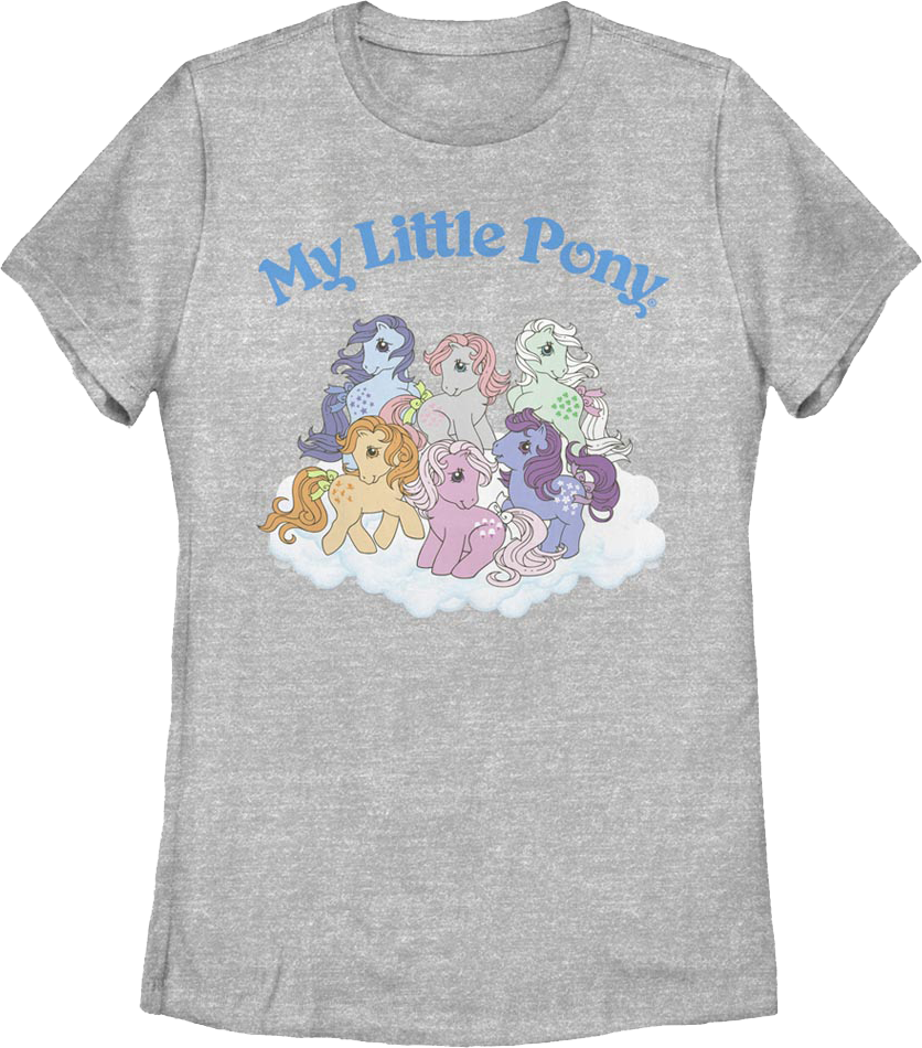 Womens Group Cloud Photo My Little Pony Shirt