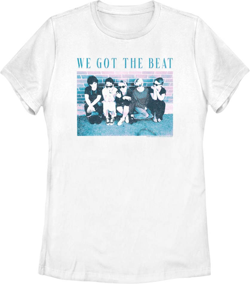 Womens We Got The Beat Group Photo Go-Go's Shirt