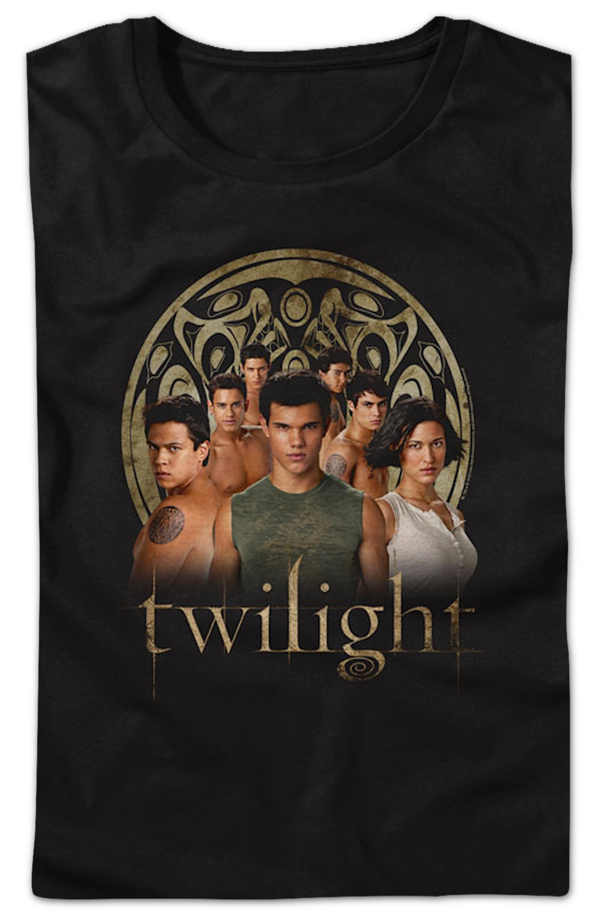 Womens Wolf Pack Group Photo Twilight Shirt