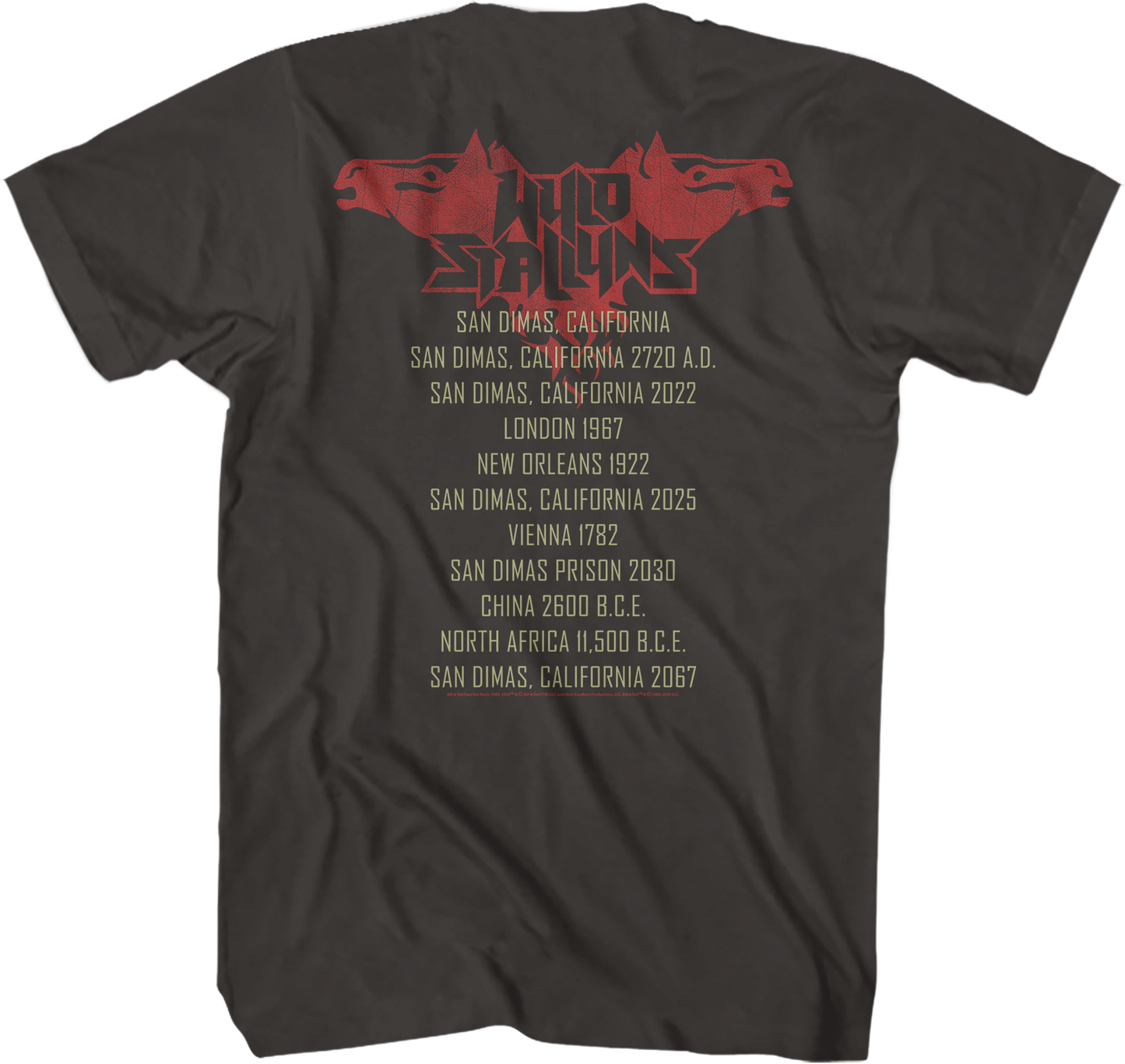 Wyld Stallyns World Tour Bill and Ted T-Shirt