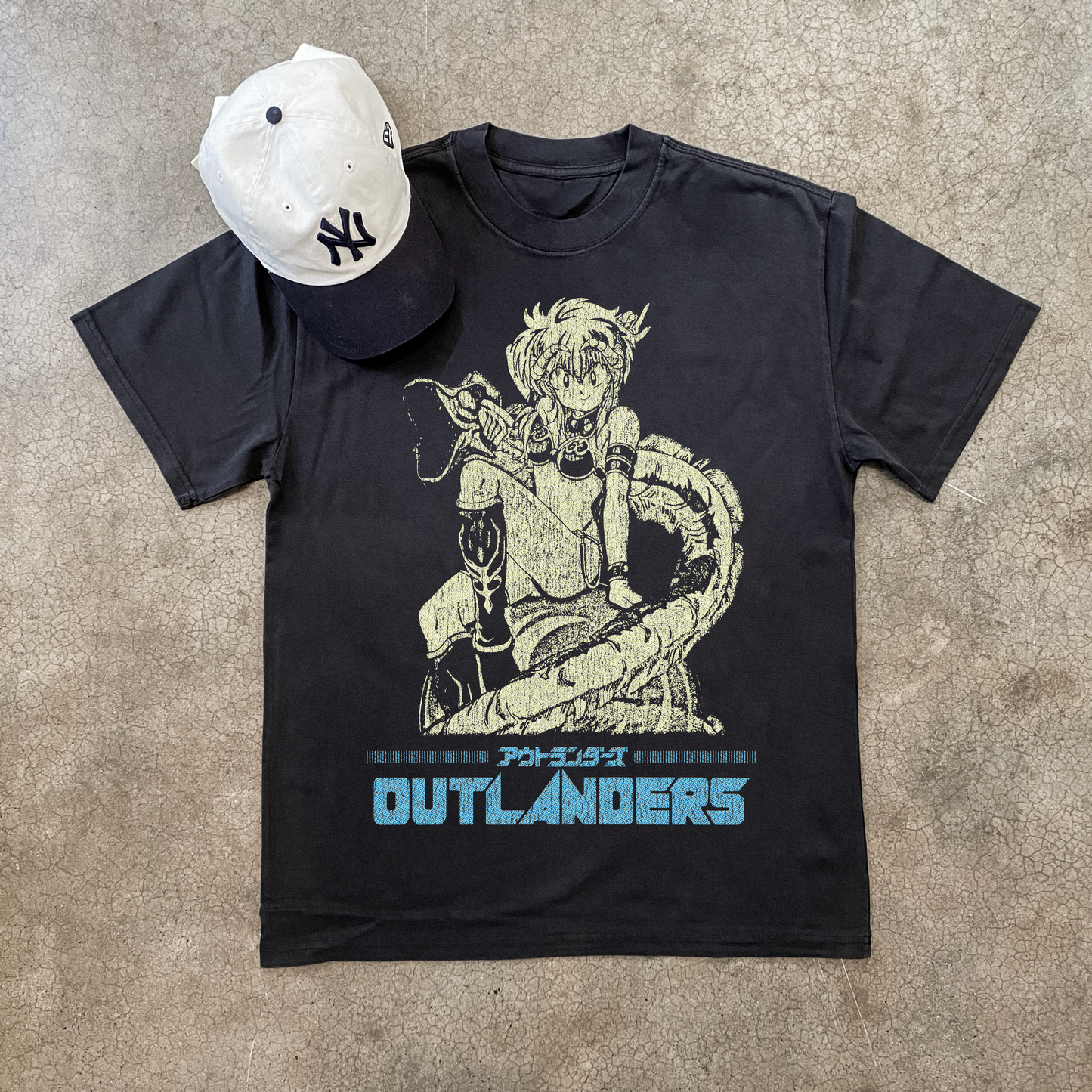 '86 OUTLANDERS BLACK T-SHIRT