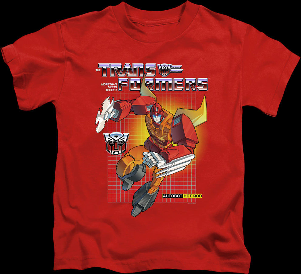 Youth Autobot Hot Rod Transformers Shirt