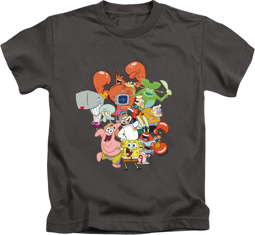 Youth Cast Photo SpongeBob SquarePants Shirt