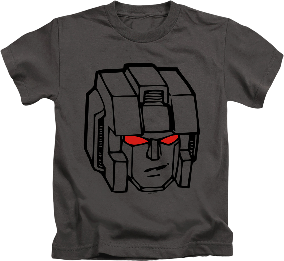 Youth Starscream Head Shot Transformers Shirt