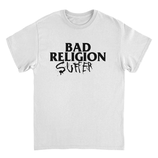 Bad Religion Suffer 89 EU Tour Front Mens T Shirt White