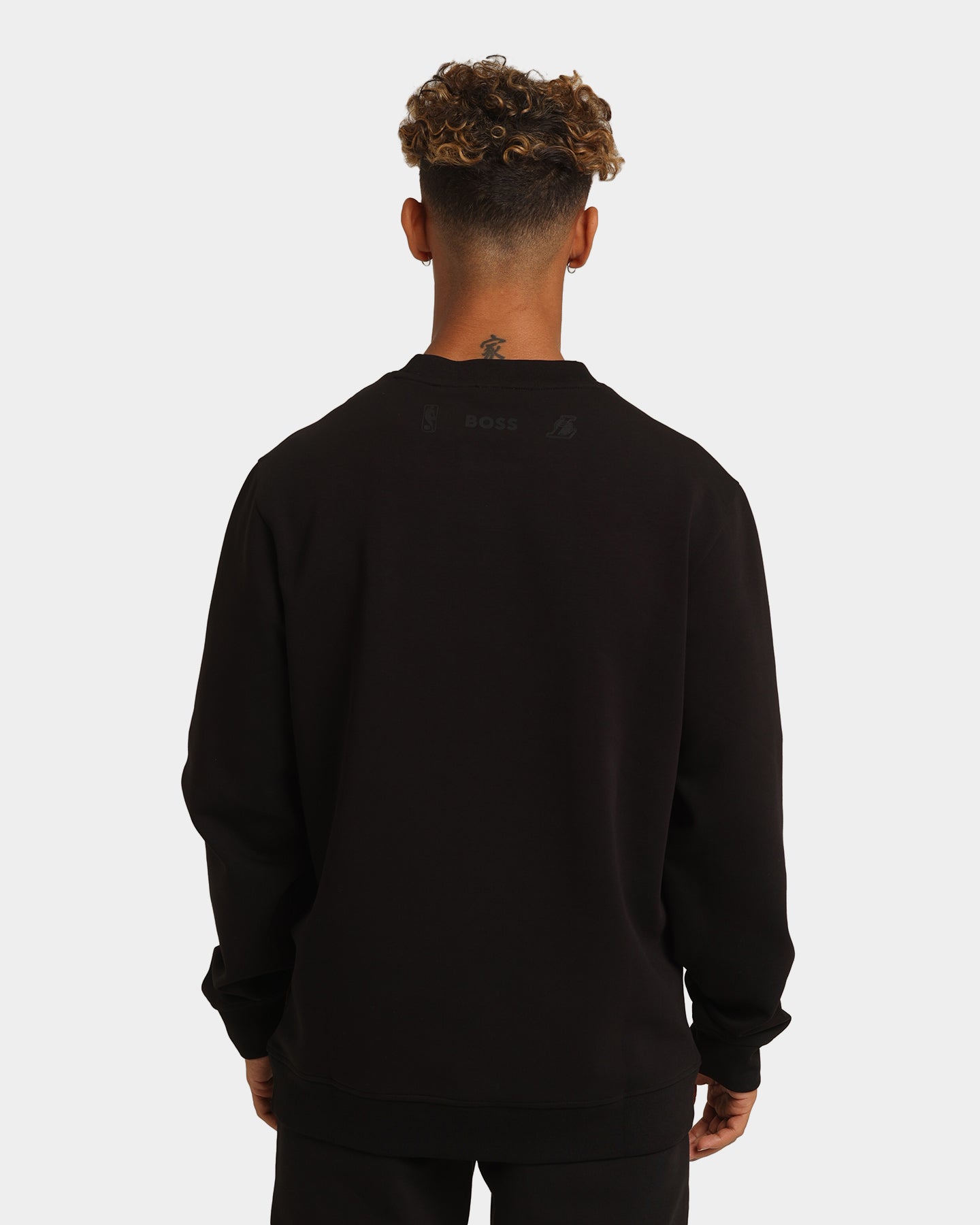 Hugo Boss Hugo Boss X NBA Basic Los Angeles Lakers Crewneck Sweatshirt Black