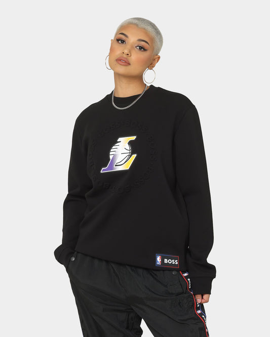 Hugo Boss Hugo Boss X NBA Basic Los Angeles Lakers Crewneck Sweatshirt Black Style001