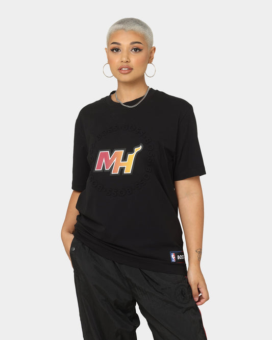 Hugo Boss Hugo Boss X NBA Basic Miami Heat Short Sleeve T-Shirt Black Style001