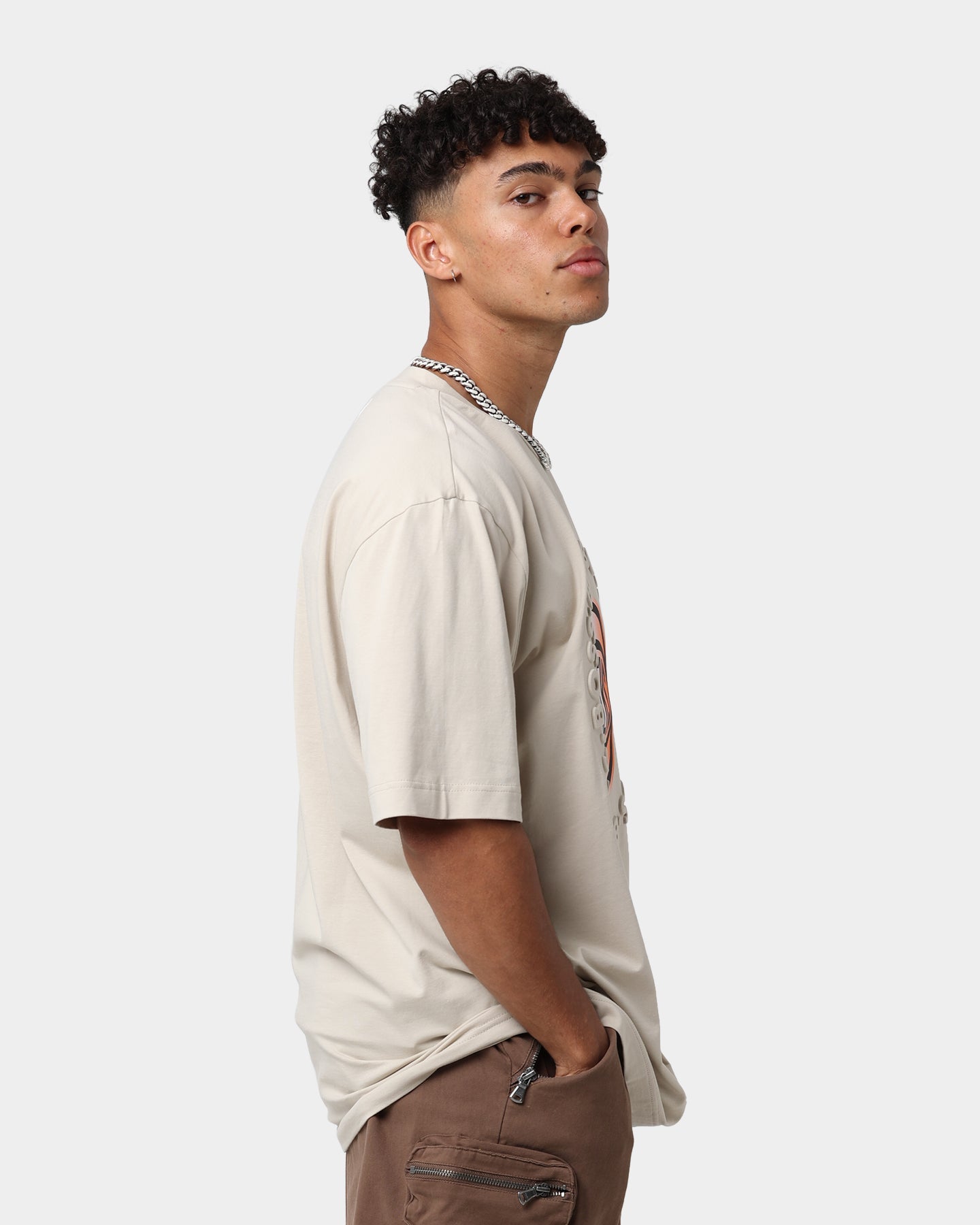 Hugo Boss Hugo Boss X NBA Basic New York Knicks Short Sleeve T-Shirt Light Beige