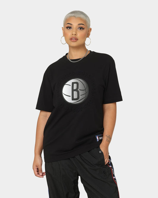 Hugo Boss Hugo Boss X NBA Basic Brooklyn Nets Short Sleeve T-Shirt Black Style001