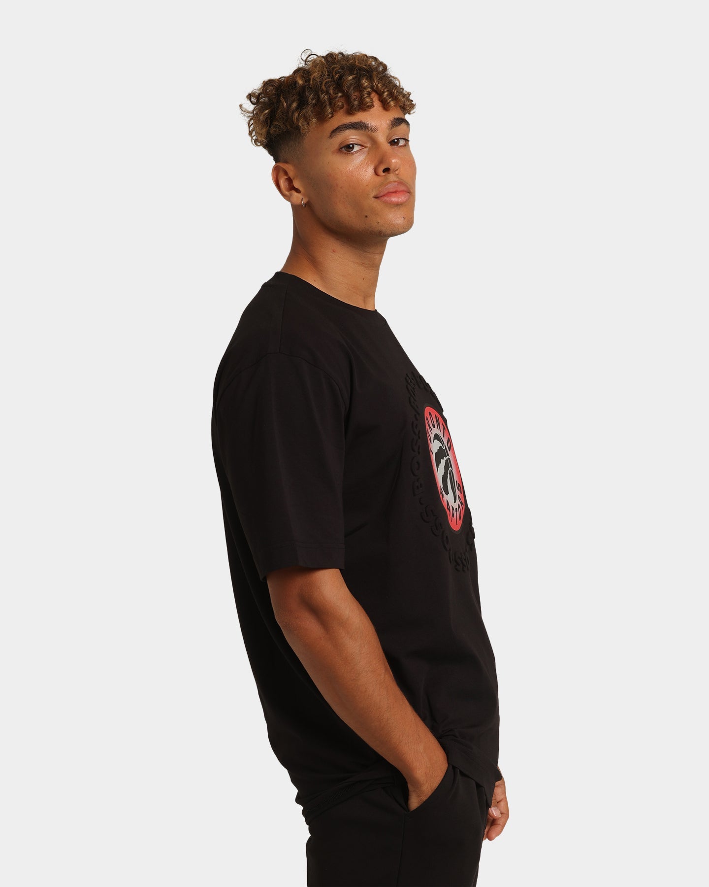 Hugo Boss Hugo Boss X NBA Basic Toronto Raptors Short Sleeve T-Shirt Black
