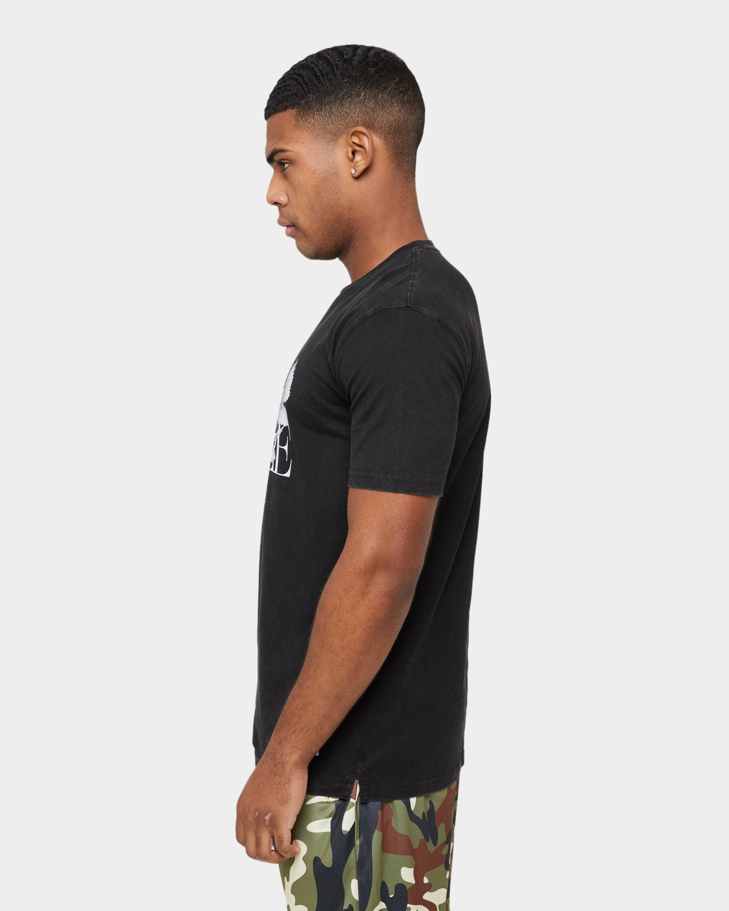 Carre Dove Heaven Vintage T-Shirt Washed Black