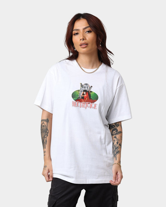 American Thrift X Beetlejuice Lydia T-Shirt White Style001