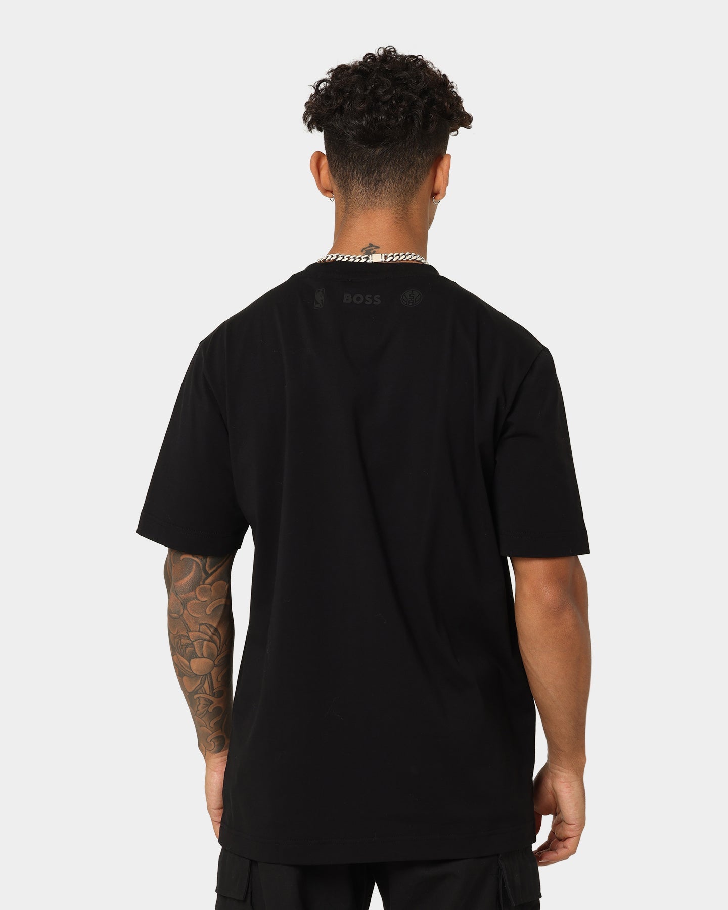 Hugo Boss X NBA Basic San Antonio Spurs Short Sleeve T-Shirt Charcoal