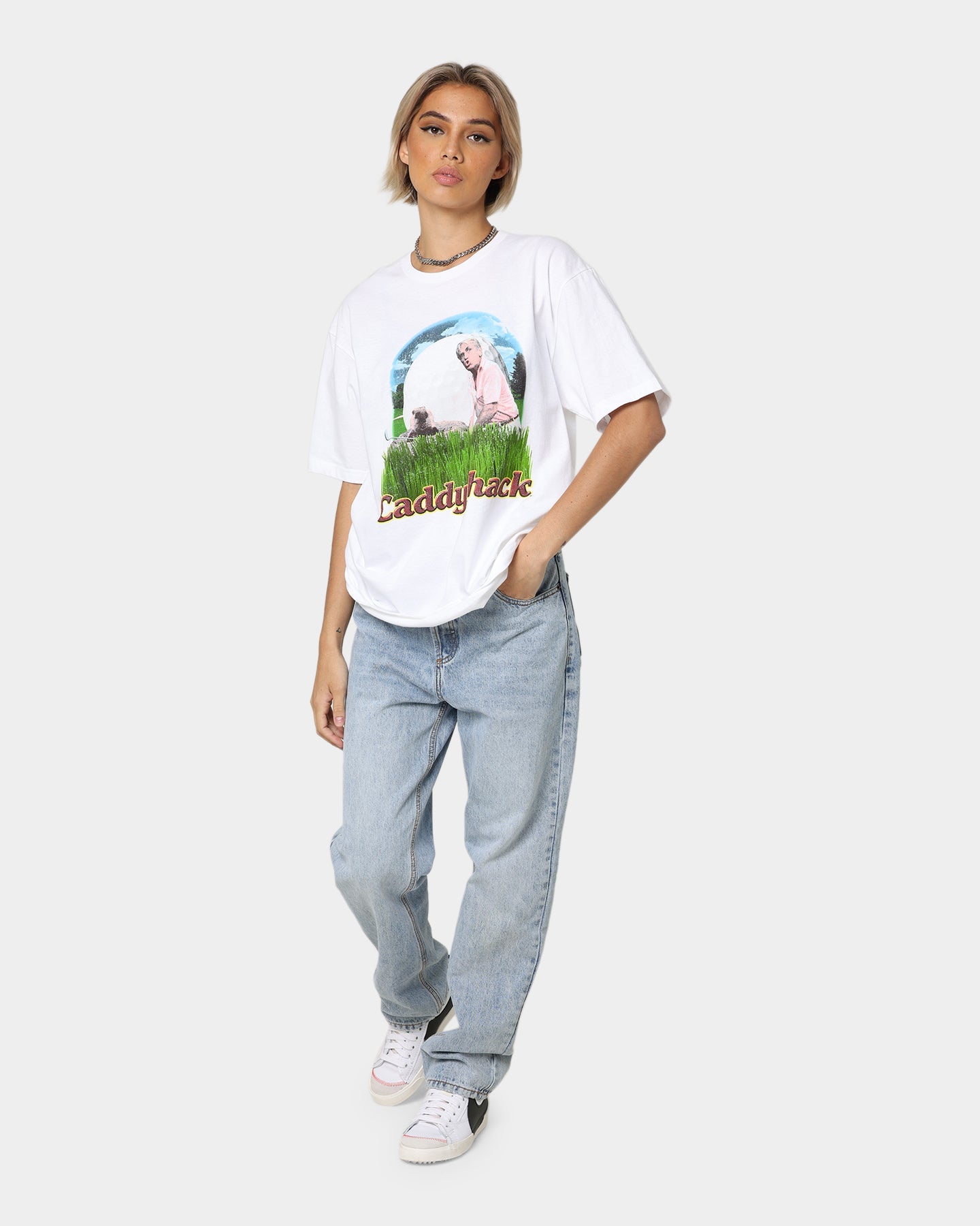 American Thrift X Caddyshack Caddyshack T-Shirt White Style001