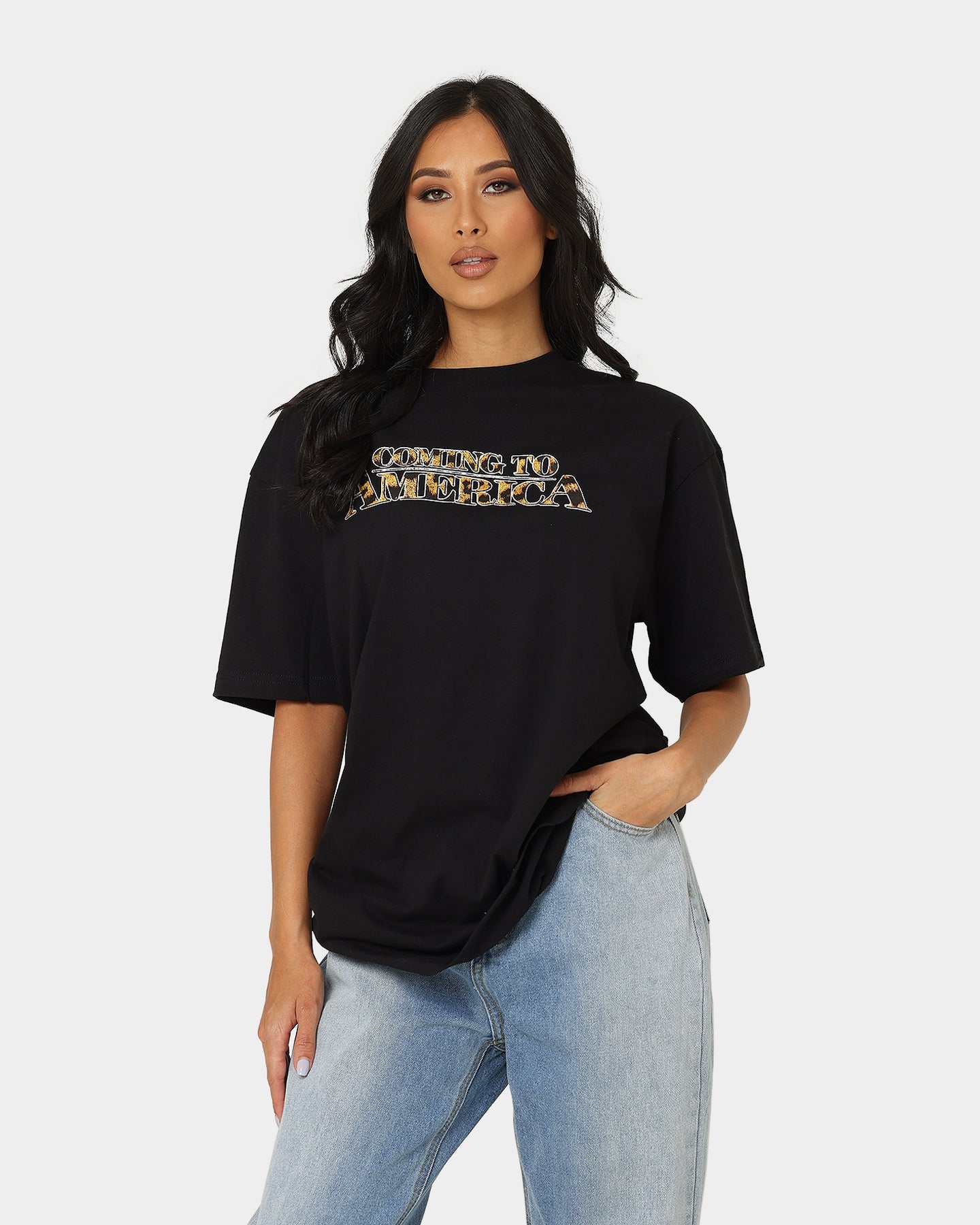 American Thrift X Coming To America Coming To America T-Shirt Black Style001