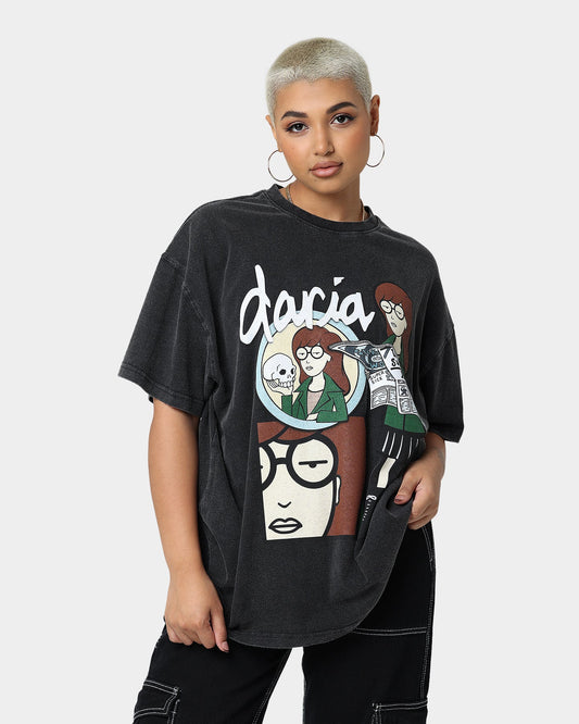 American Thrift X Daria Daria Premium Vintage T-Shirt Vintage Black Style001