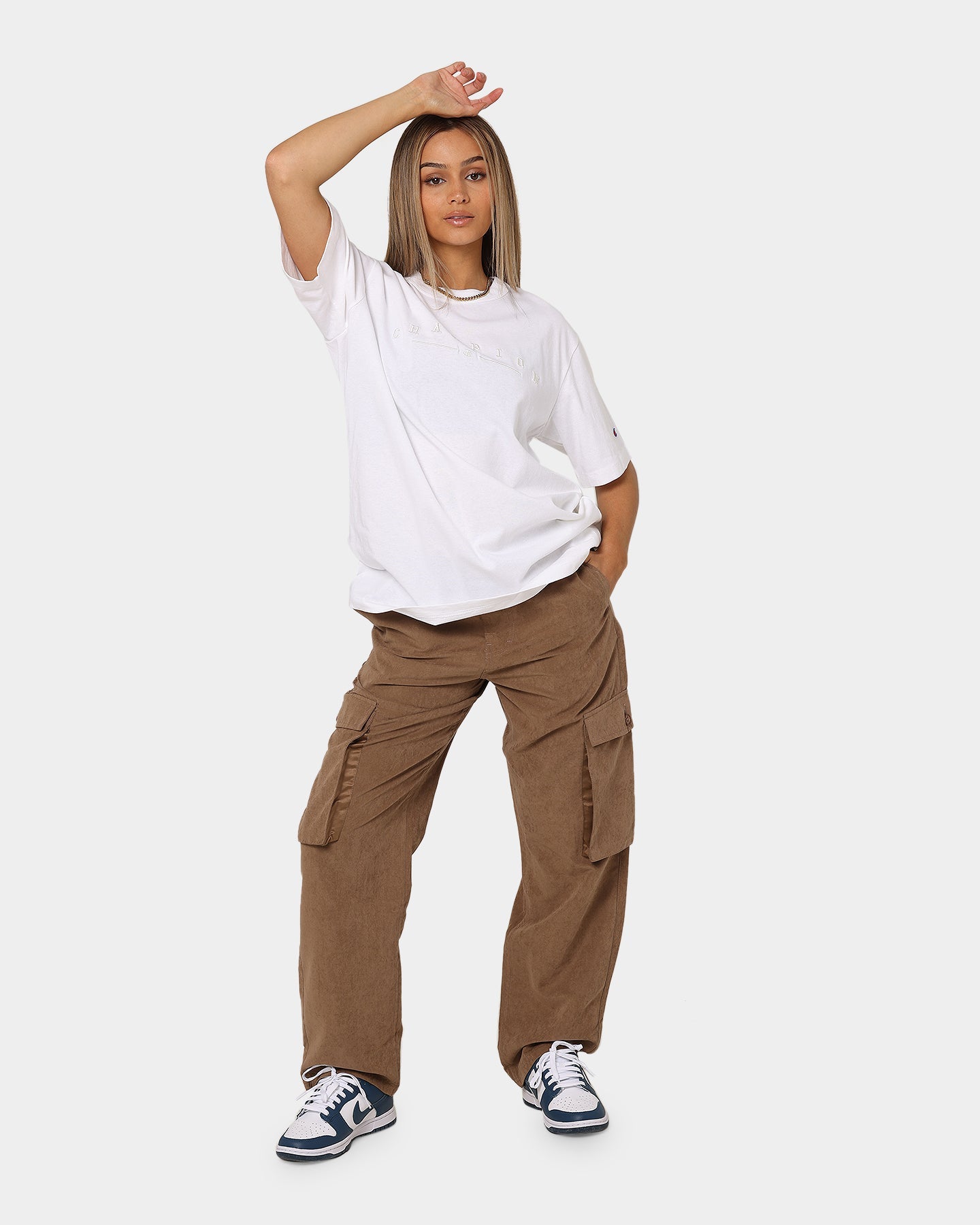 Champion Women's Hi-Tech 2K Oversized T-Shirt White
