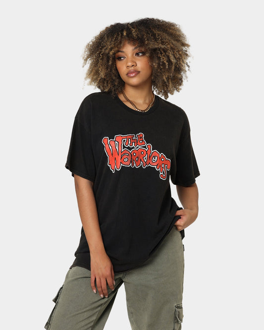 American Thrift X The Warriors Gangs Vintage T-Shirt Black Wash Style001