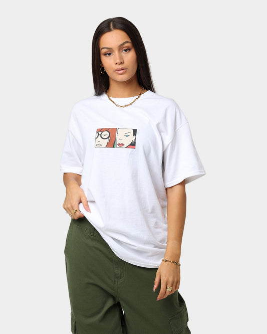 American Thrift X Daria The Girls T-Shirt White Style001