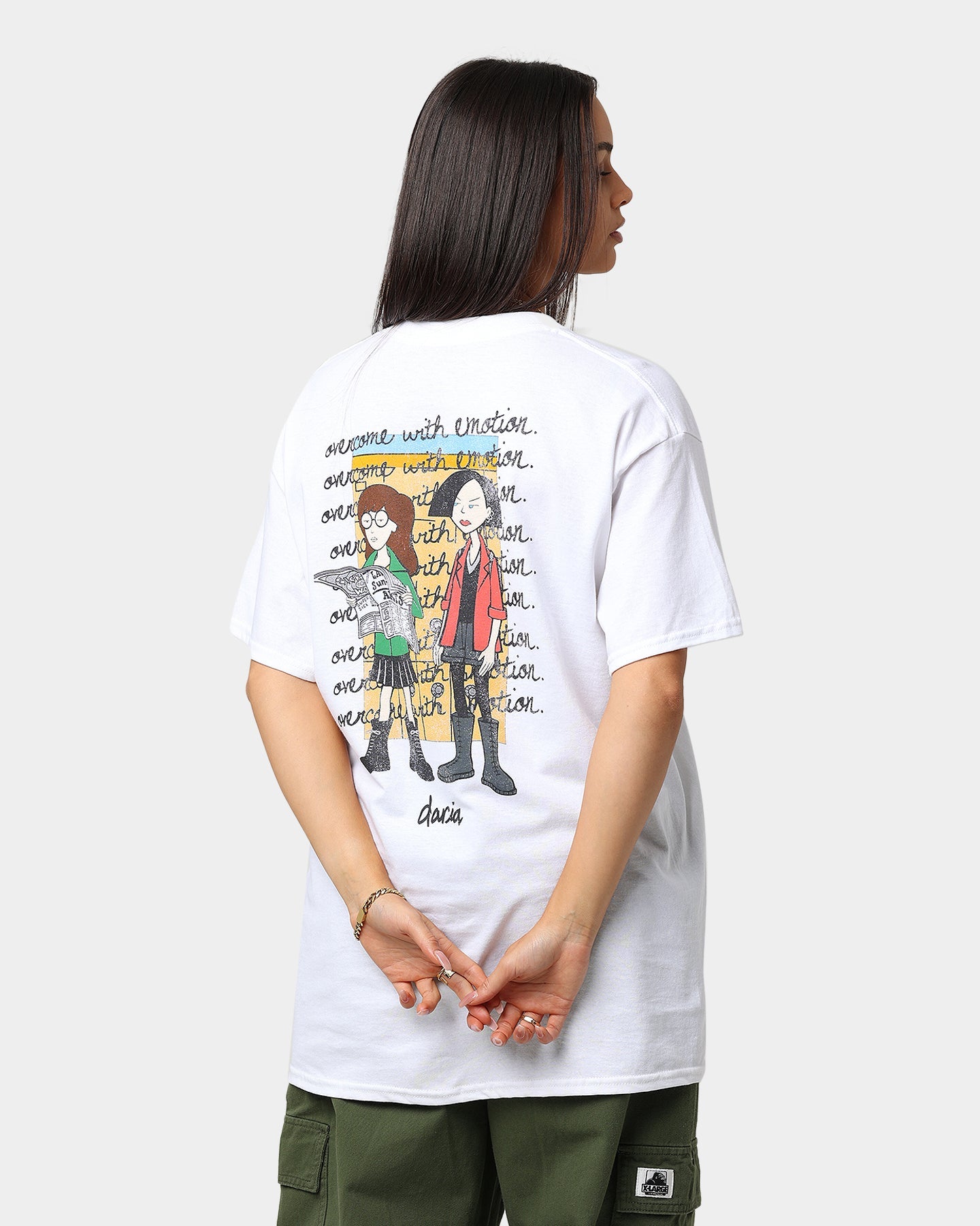 American Thrift X Daria The Girls T-Shirt White Style001