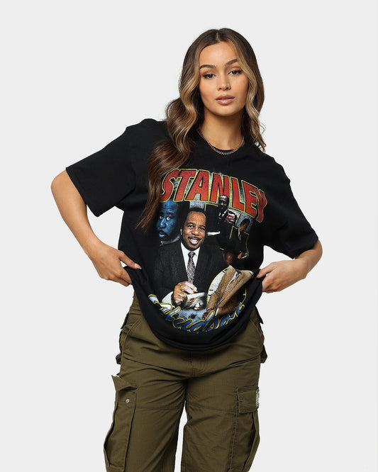 American Thrift X The Office Stanley Hudson Vintage T-Shirt Black Style001