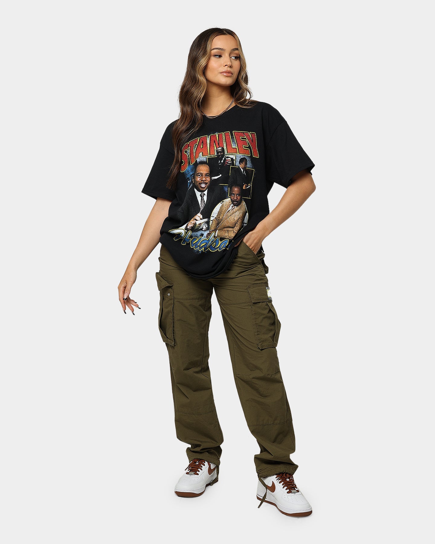 American Thrift X The Office Stanley Hudson Vintage T-Shirt Black Style001