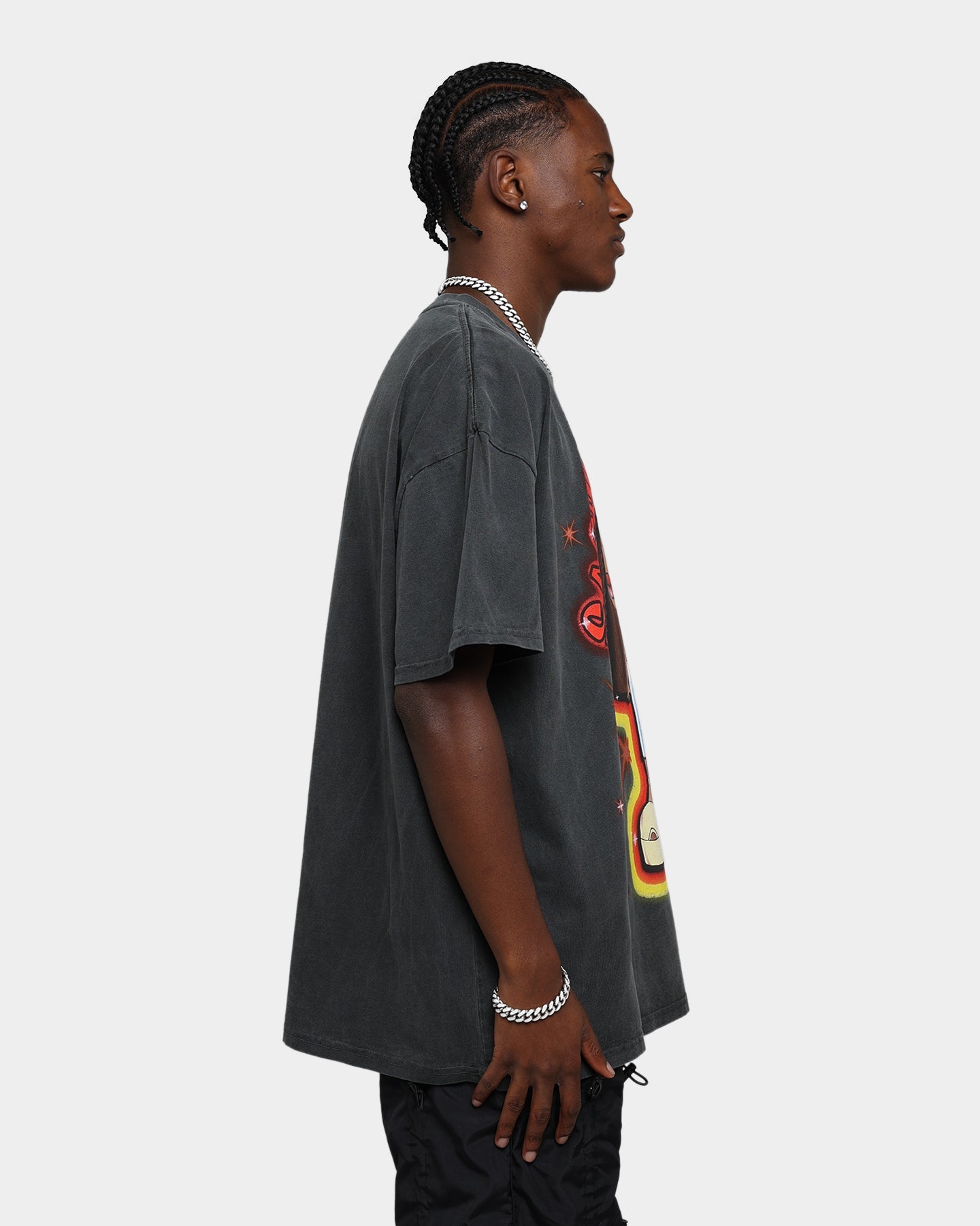 American Thrift X Bratz Sasha Heavyweight Vintage T-Shirt Black Wash