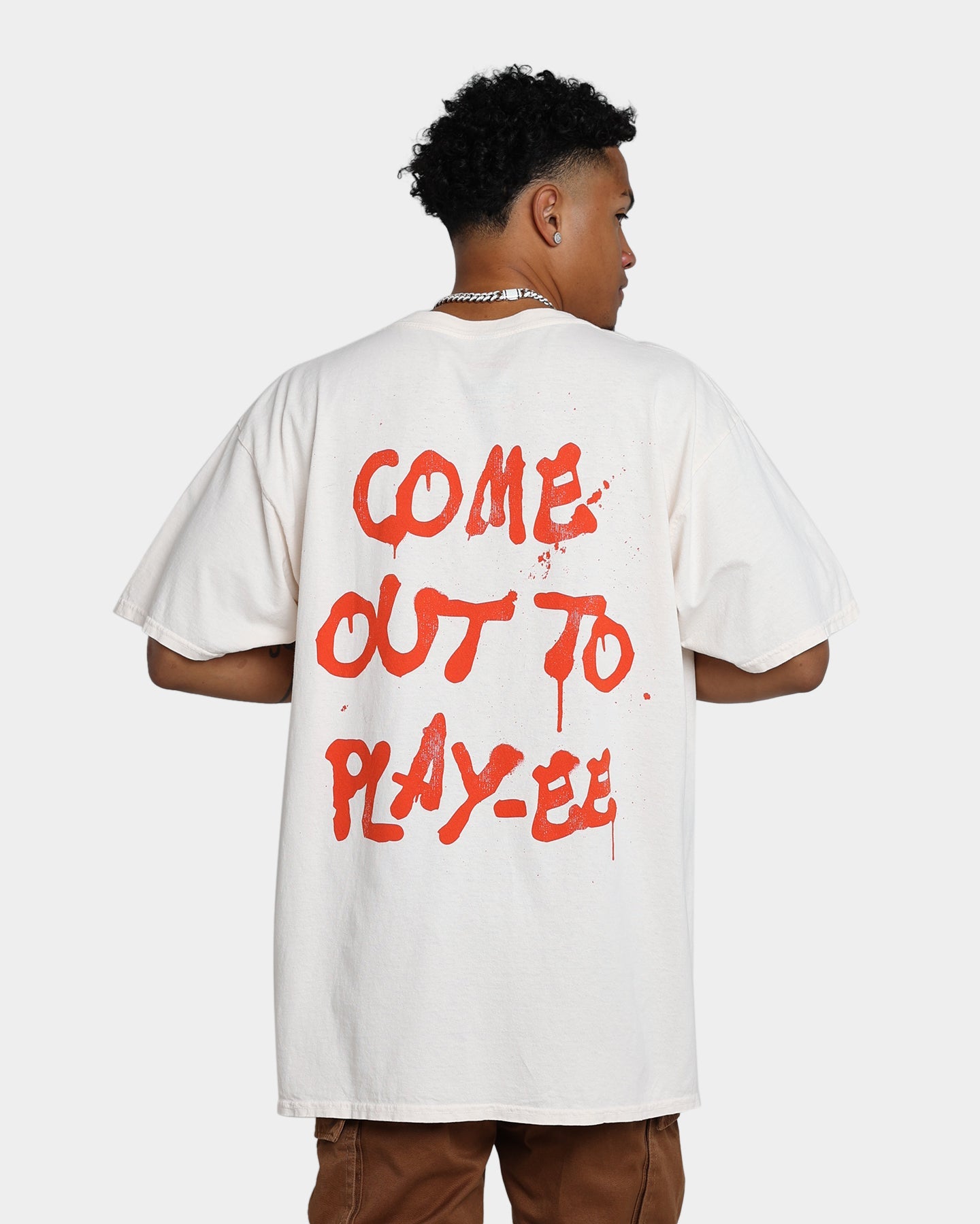 American Thrift X The Warriors Poster T-Shirt Off White