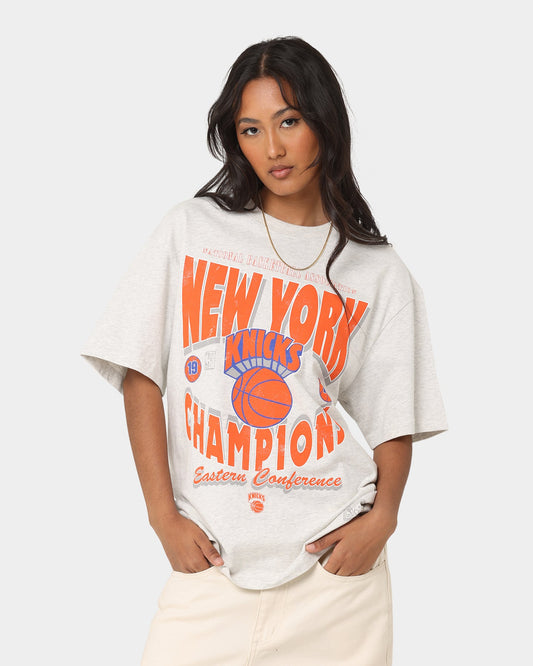 Mitchell & Ness New York Knicks Champions T-Shirt Snow Marle Style001