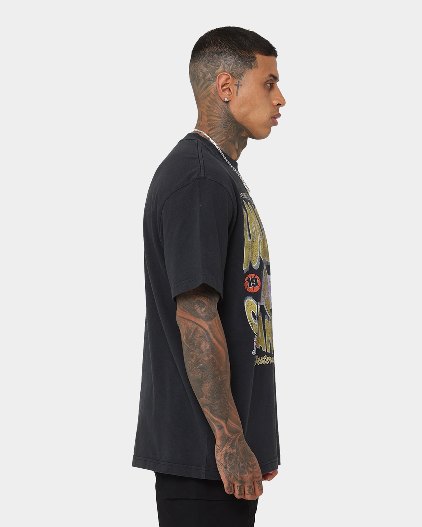 Mitchell & Ness Los Angeles Lakers Champions T-Shirt Faded Black