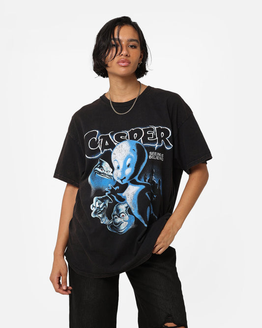 American Thrift X Casper Casper Vintage T-Shirt Black Wash Style001
