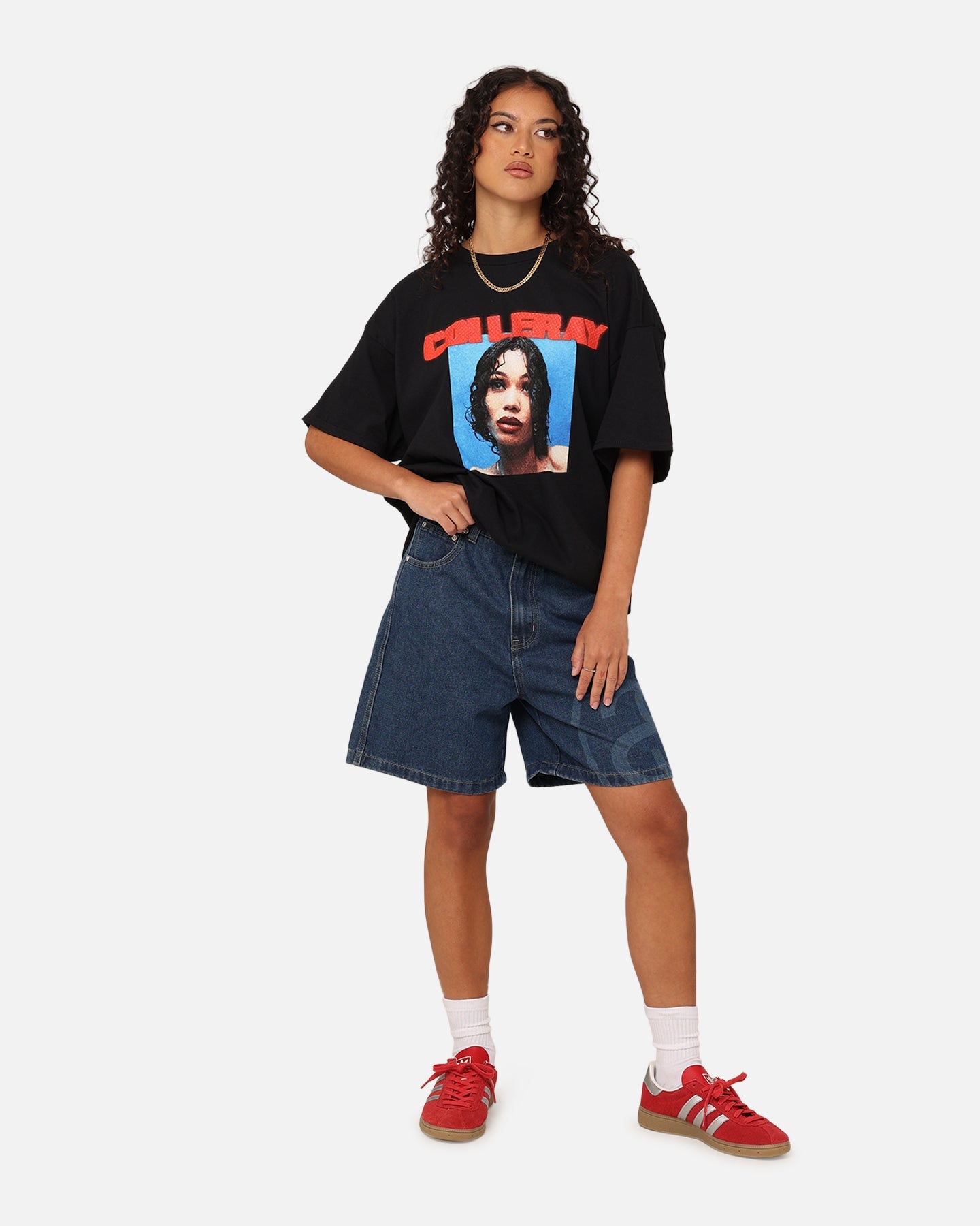 Coi Leray Photographic T-Shirt Black Style001