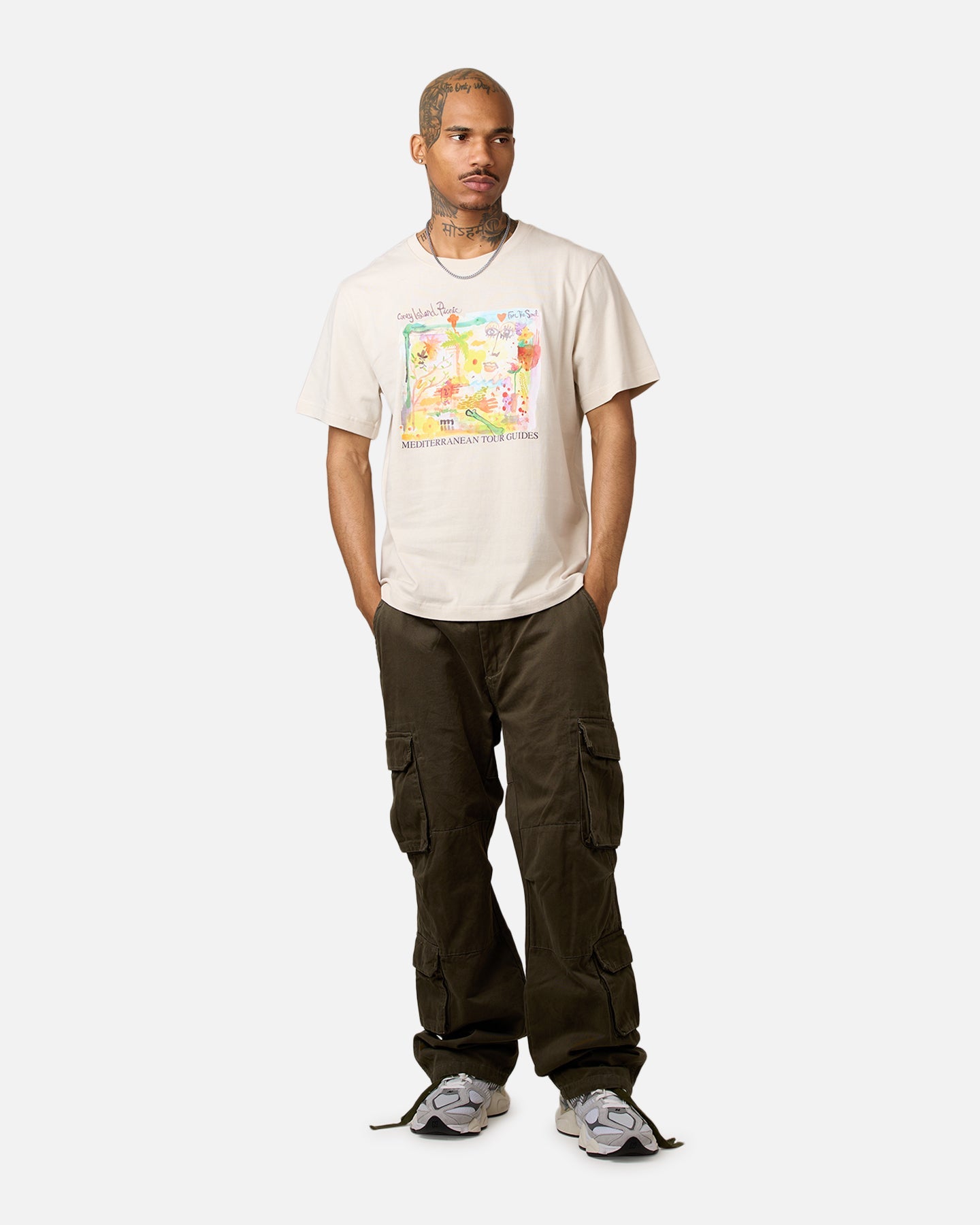Coney Island Picnic Tour Guide T-Shirt Oatmeal