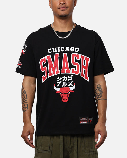 Hyperfly X My Hero Academia V NBA Chicago Bulls T-Shirt Black
