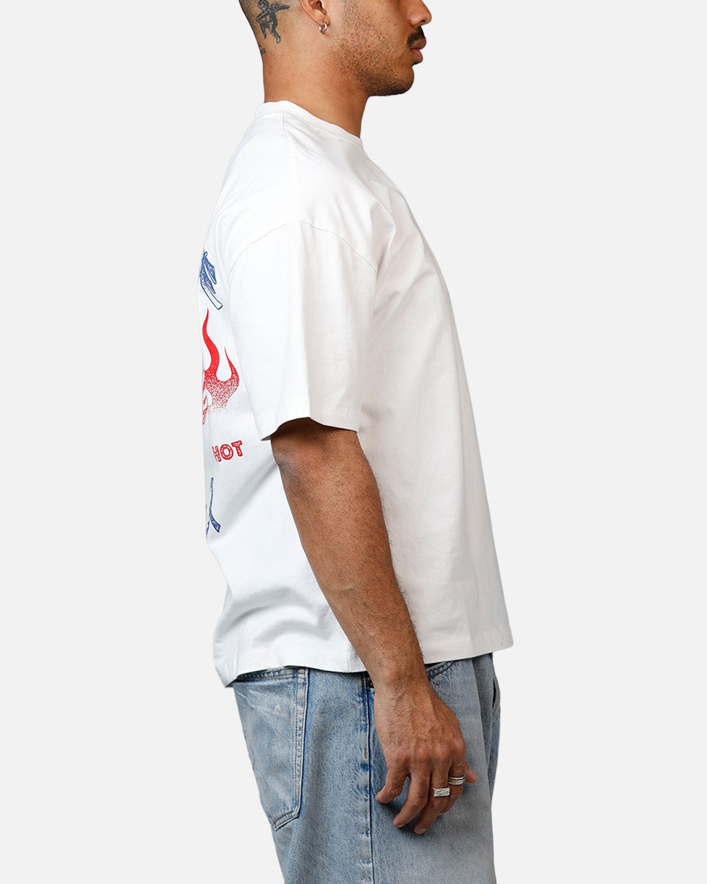Criminal Damage Hot Sauce T-Shirt Off White
