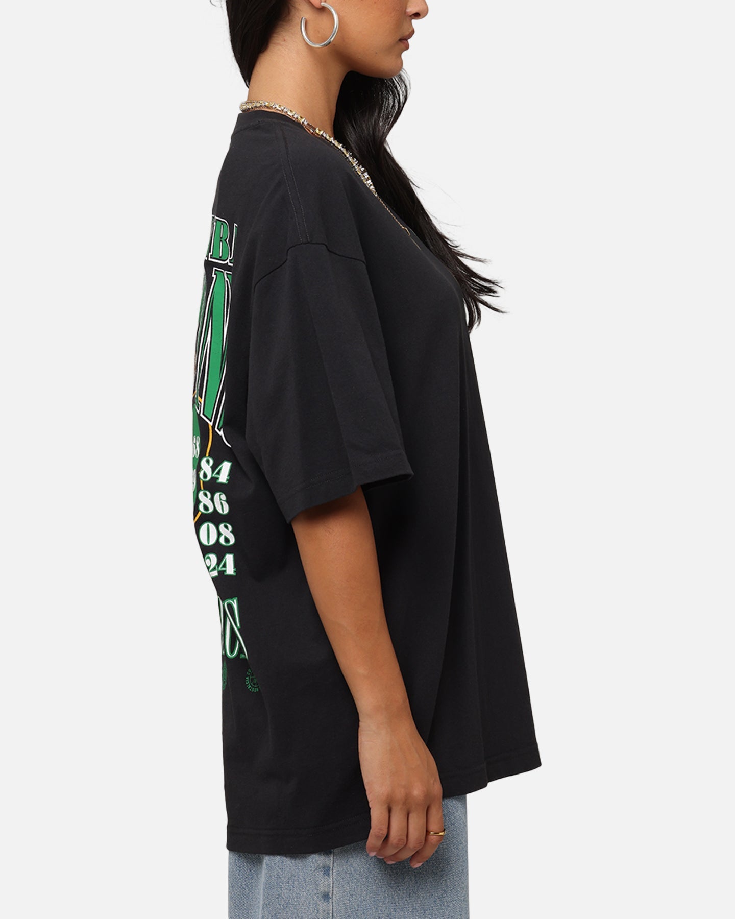 Mitchell & Ness Boston Celtics 18-Time NBA Champions T-Shirt Faded Black Style001