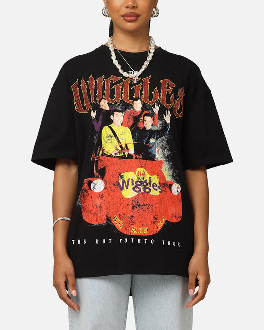 Goat Crew X The Wiggles Hot Potato Tour Heavy T-Shirt Black Style001