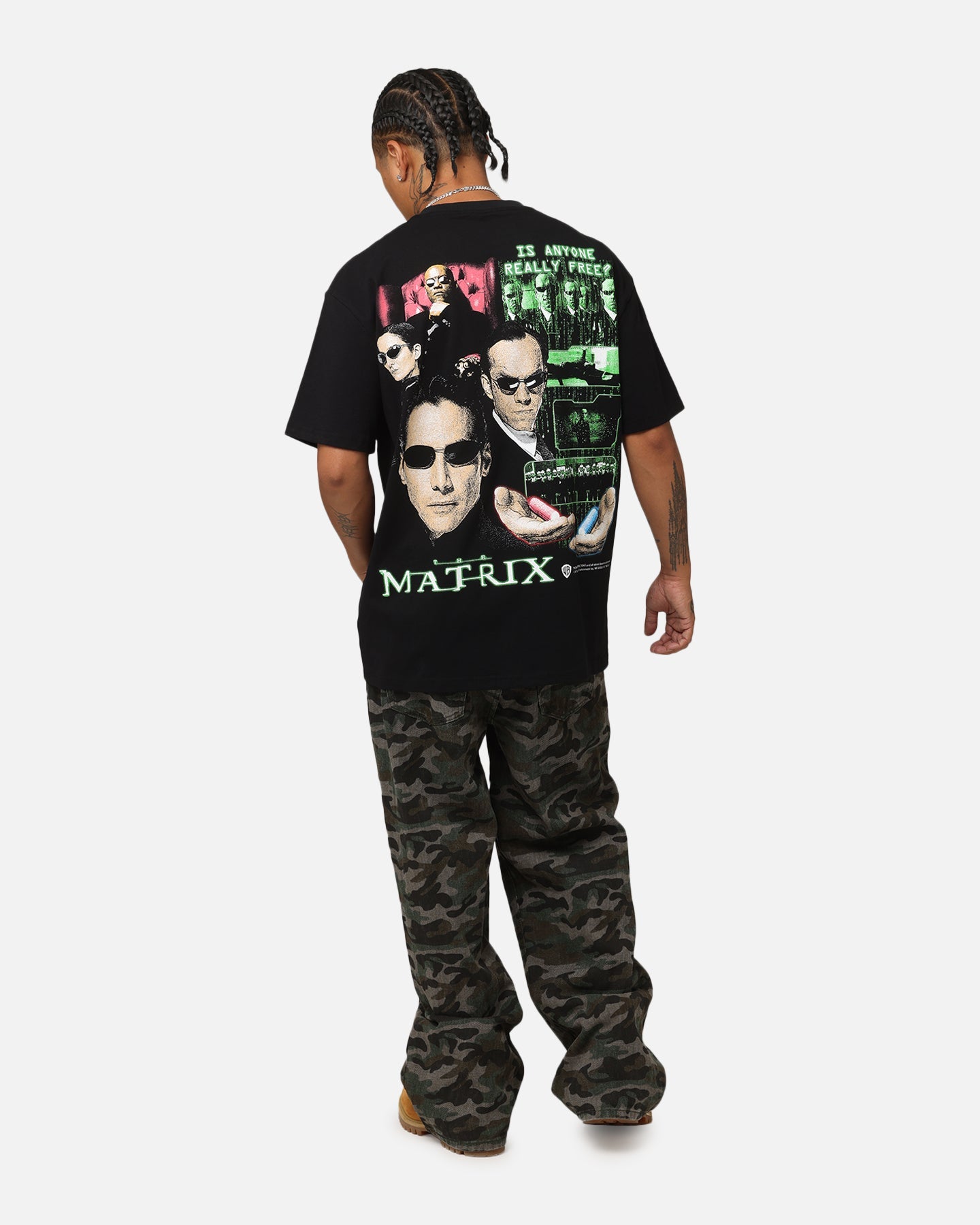 American Thrift X The Matrix Pills Heavy T-Shirt Black