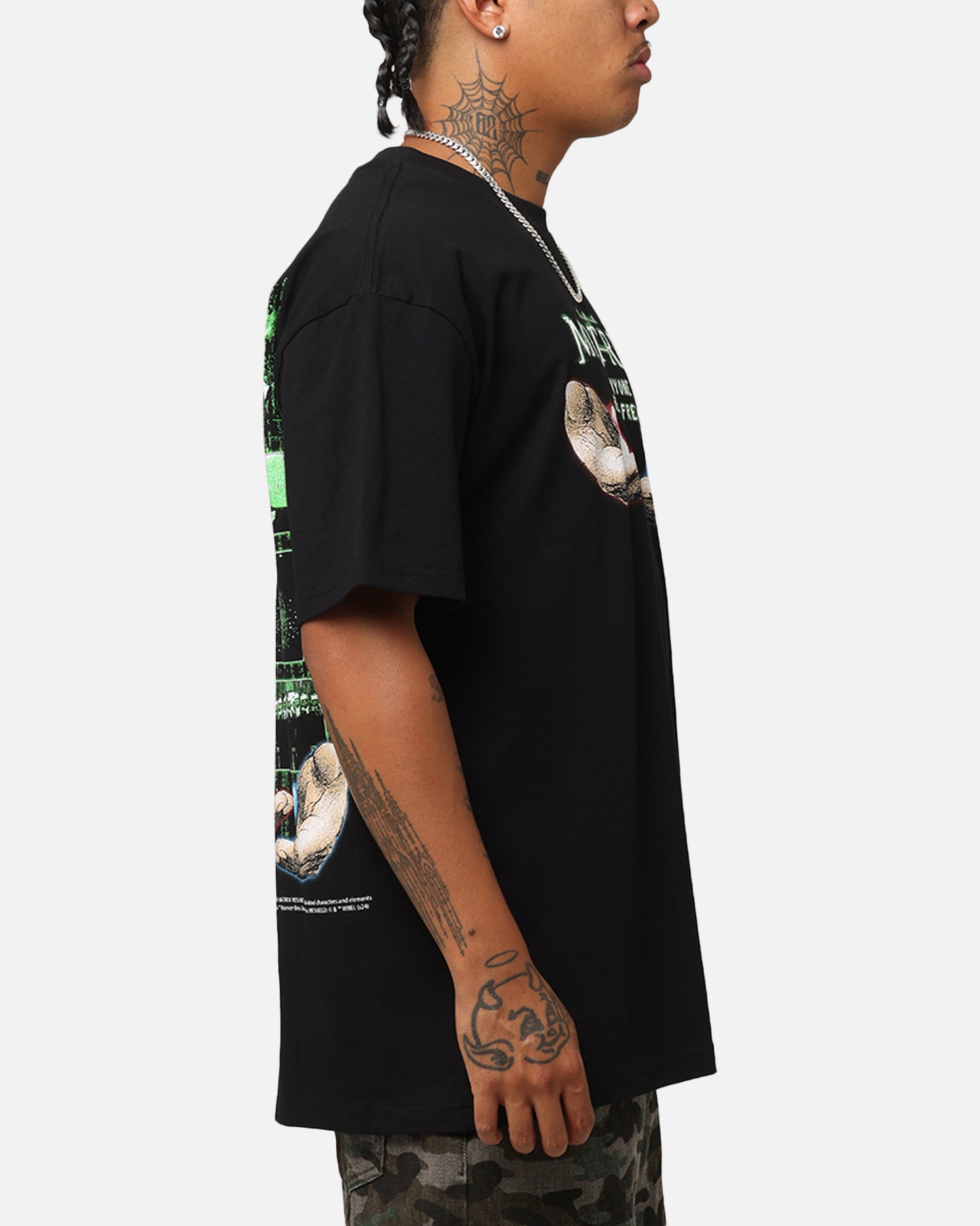 American Thrift X The Matrix Pills Heavy T-Shirt Black