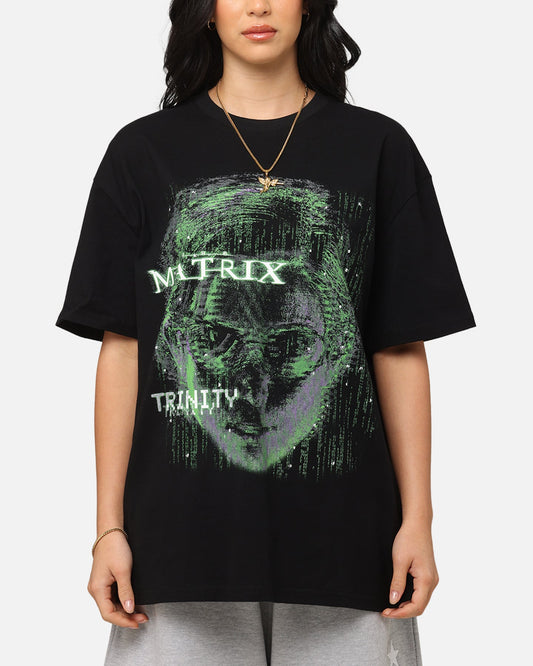 American Thrift X The Matrix Trinity Heavy T-Shirt Black Style001