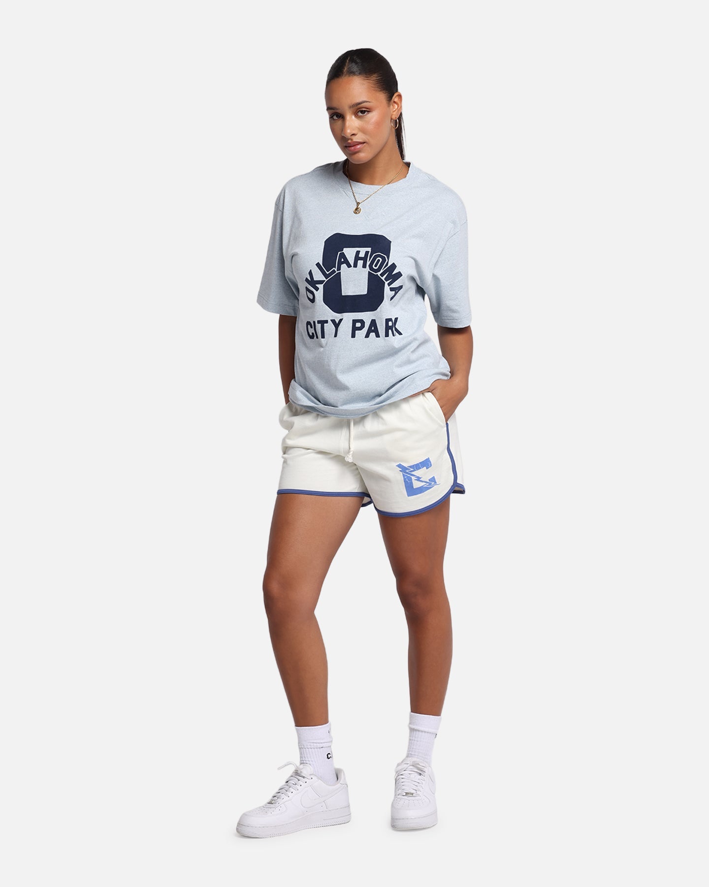 Champion Vintage Mix P.E Class T-Shirt Oxford Grey Heather Style001