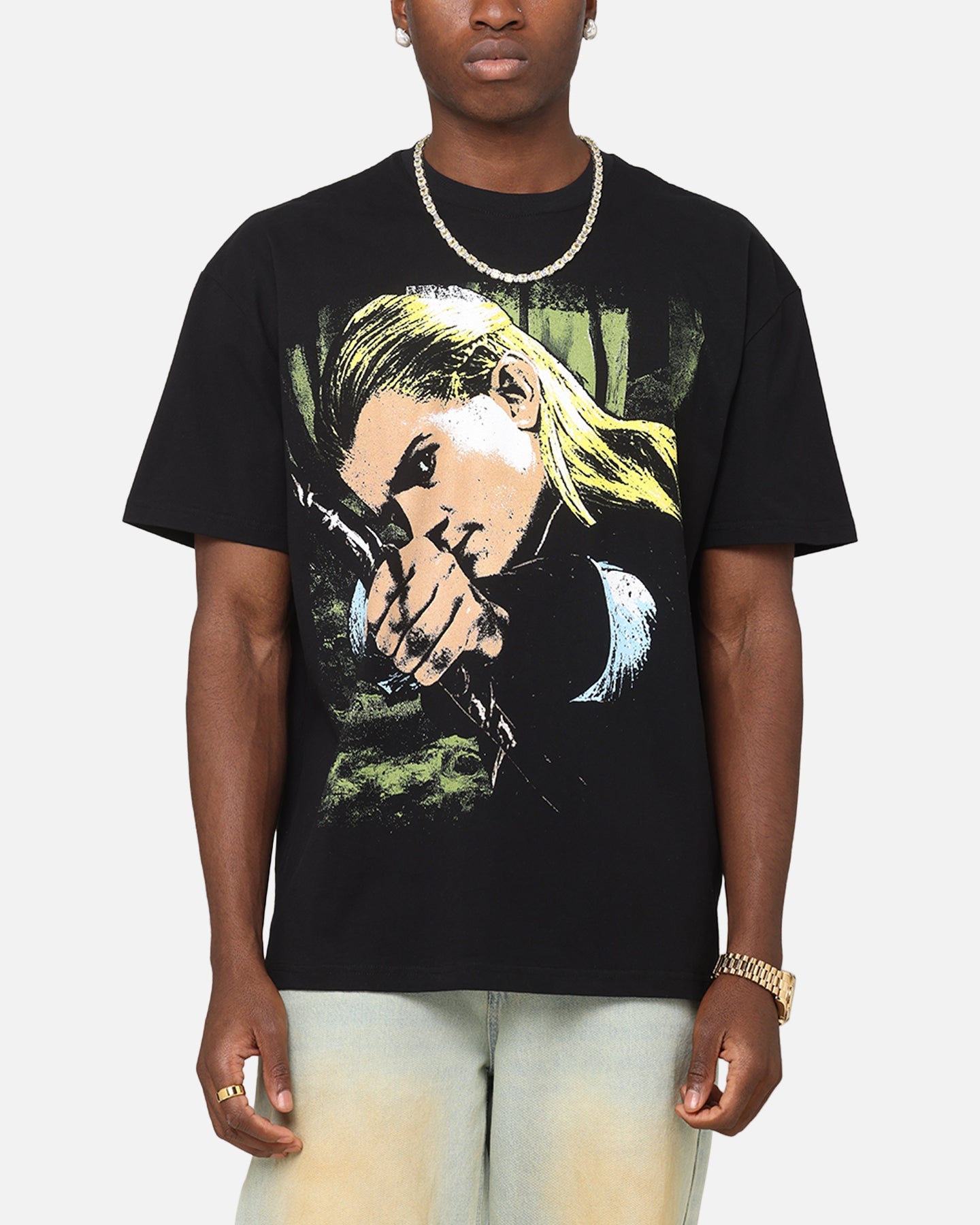 American Thrift X The Lord Of The Rings Legolas Heavy T-Shirt Black