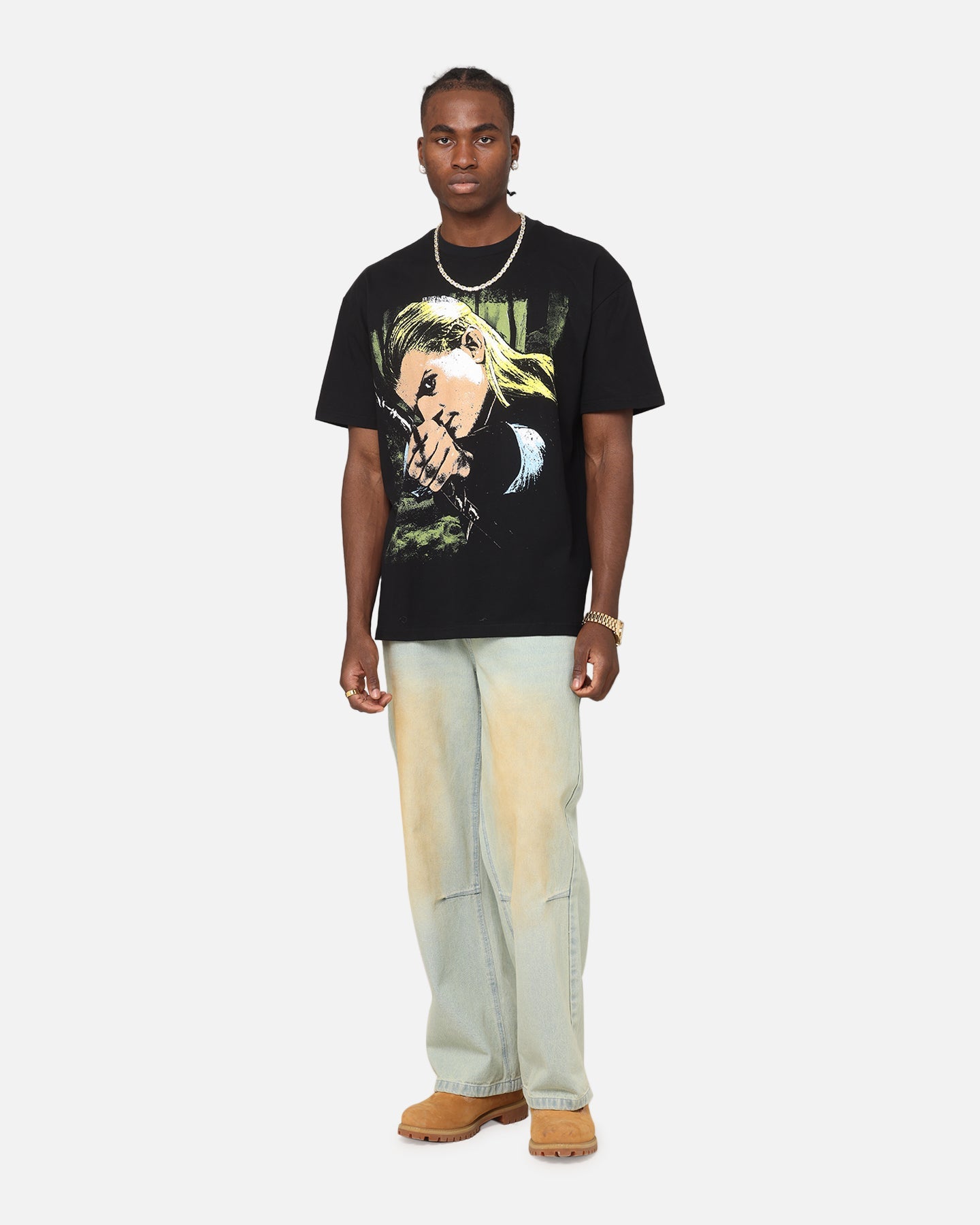 American Thrift X The Lord Of The Rings Legolas Heavy T-Shirt Black
