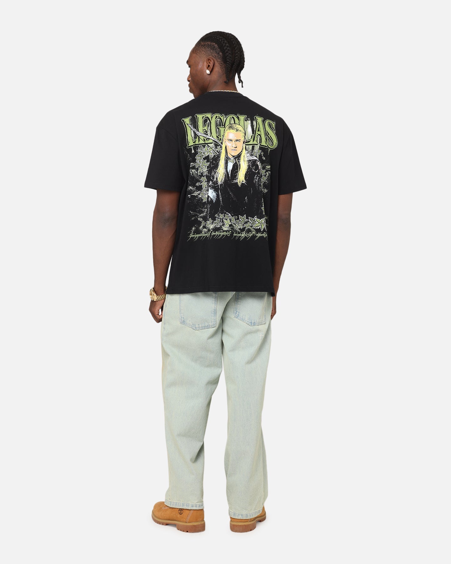 American Thrift X The Lord Of The Rings Legolas Heavy T-Shirt Black