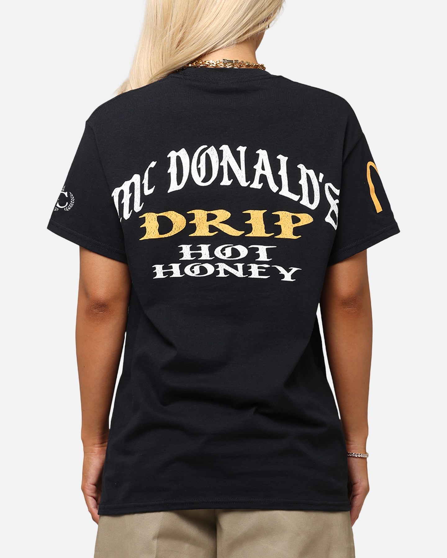Culture Kings x McDonald's Hot Honey T-Shirt Black Style001