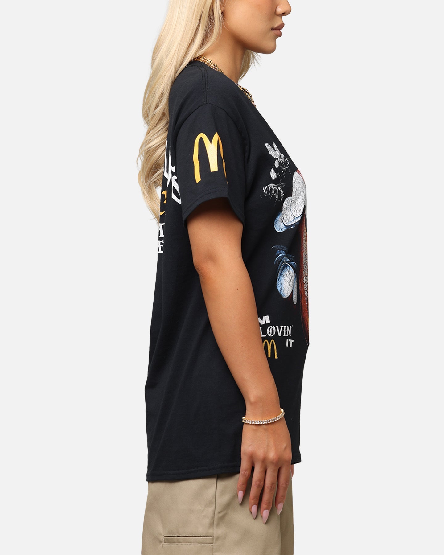 Culture Kings x McDonald's Hot Honey T-Shirt Black Style001