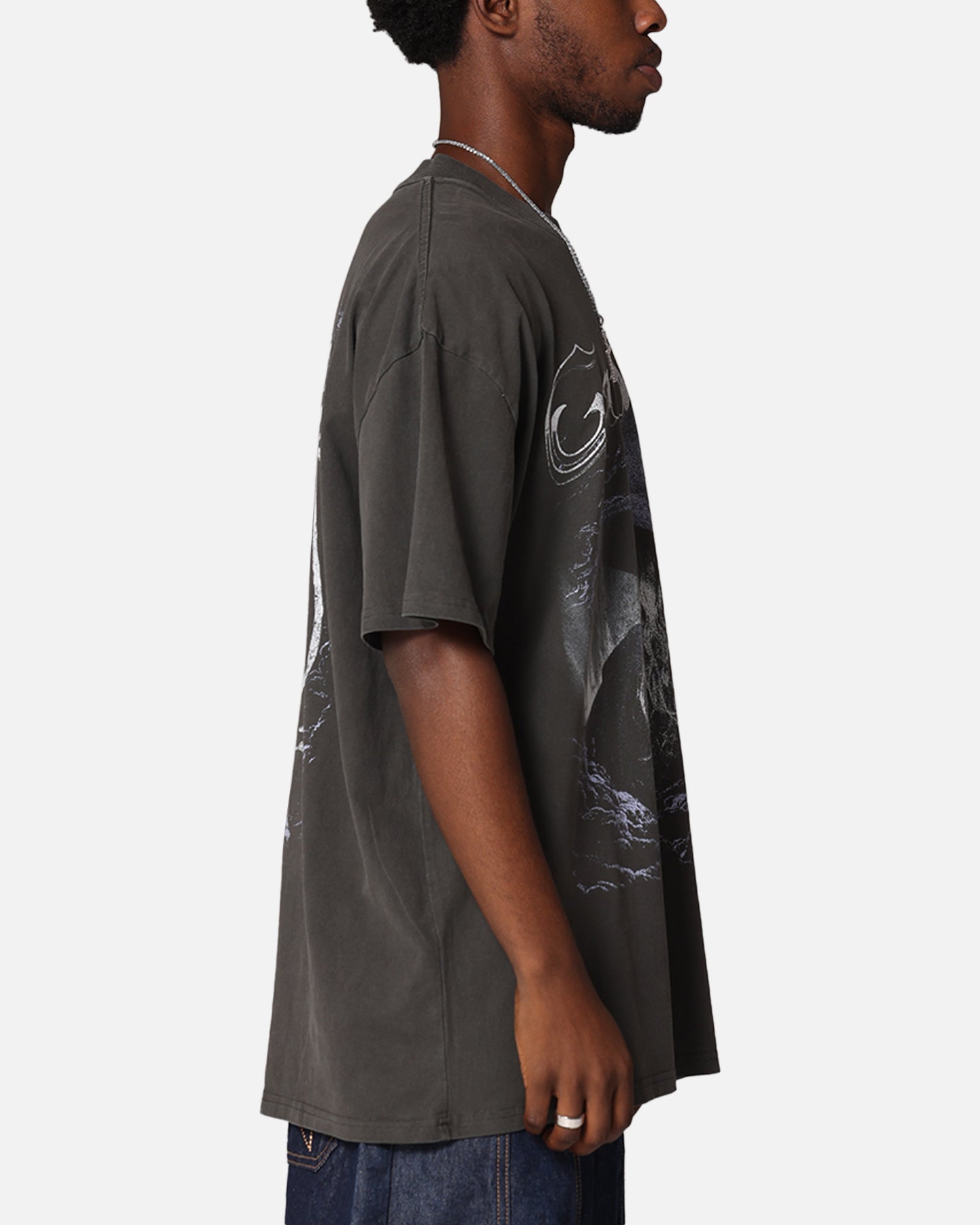 American Thrift X The Lord Of The Rings Gandalf Heavy T-Shirt Black Wash